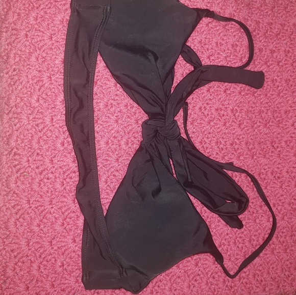 Tie front swim top - Picture 3 of 4